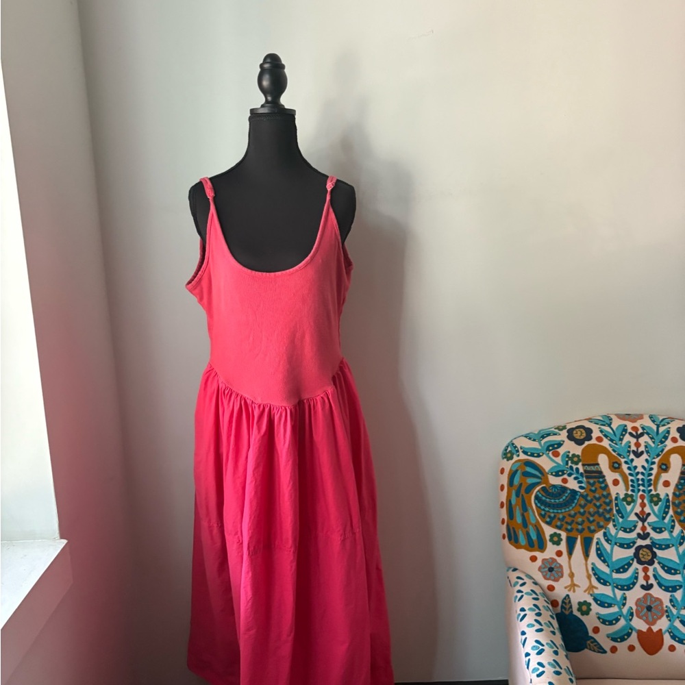 Free People Charming Pink Sleeveless Dress